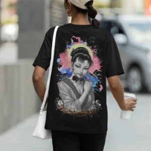 Thorned Grace Oversized Tee