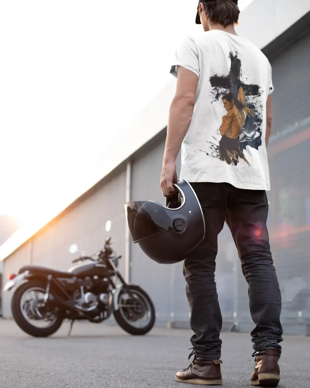 Cross of Silence Oversized Tee