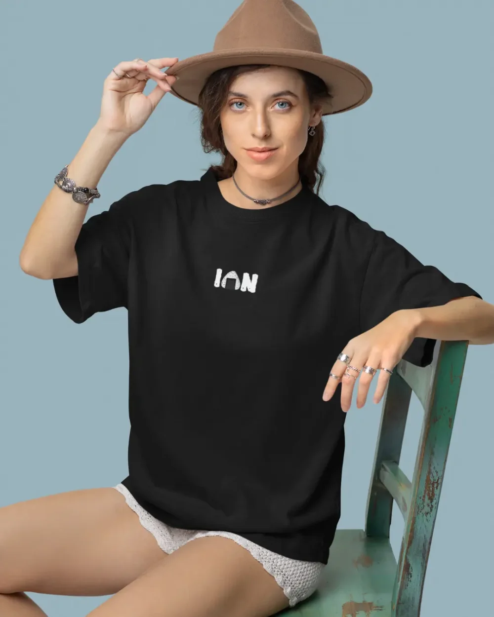 Thorned Grace Oversized Tee