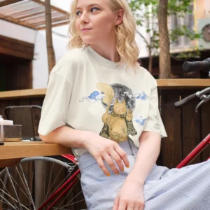 Moonlit Guardian Oversized Tee