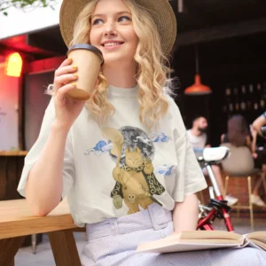 Moonlit Guardian Oversized Tee