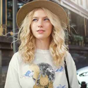 Moonlit Guardian Oversized Tee