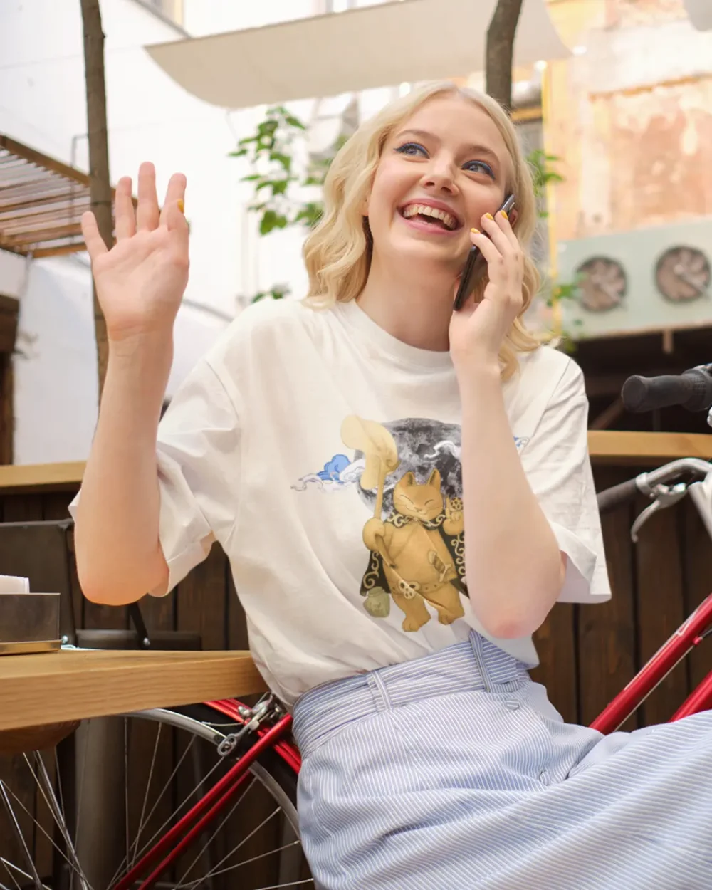 Moonlit Guardian Oversized Tee