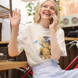 Moonlit Guardian Oversized Tee