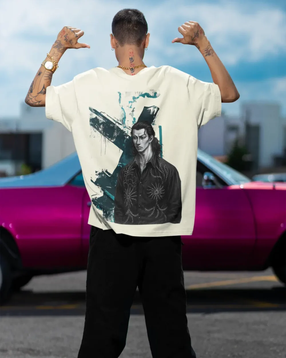 Emerald Eclipse Oversized Tee