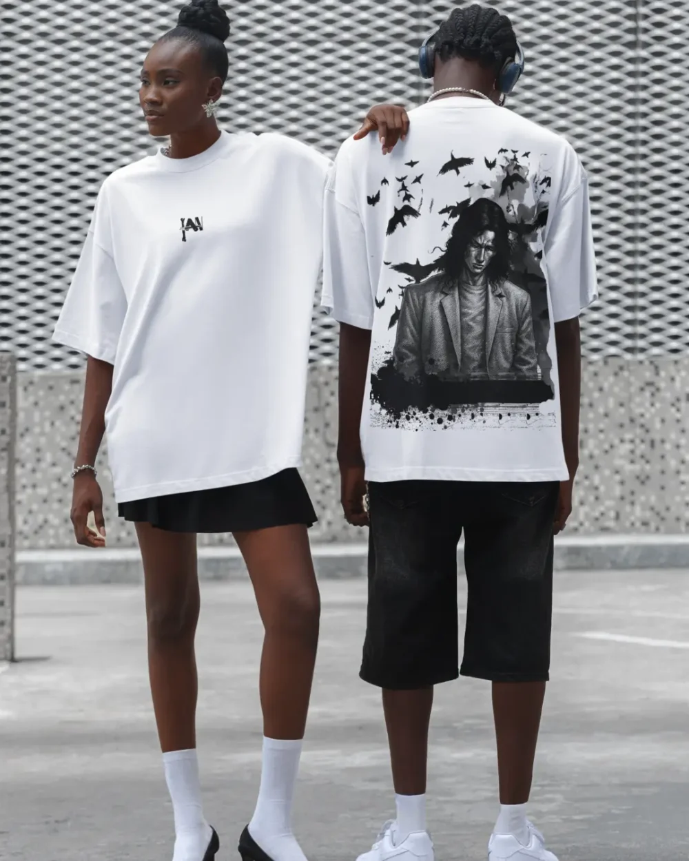 Ashen Flight Oversized Tee