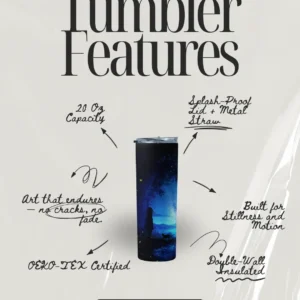 Blue Arch Premium Tumbler Features