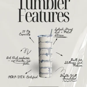 Gentle Parade Premium Tumbler Features