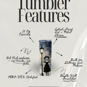 Midnight Atelier Premium Tumbler Features