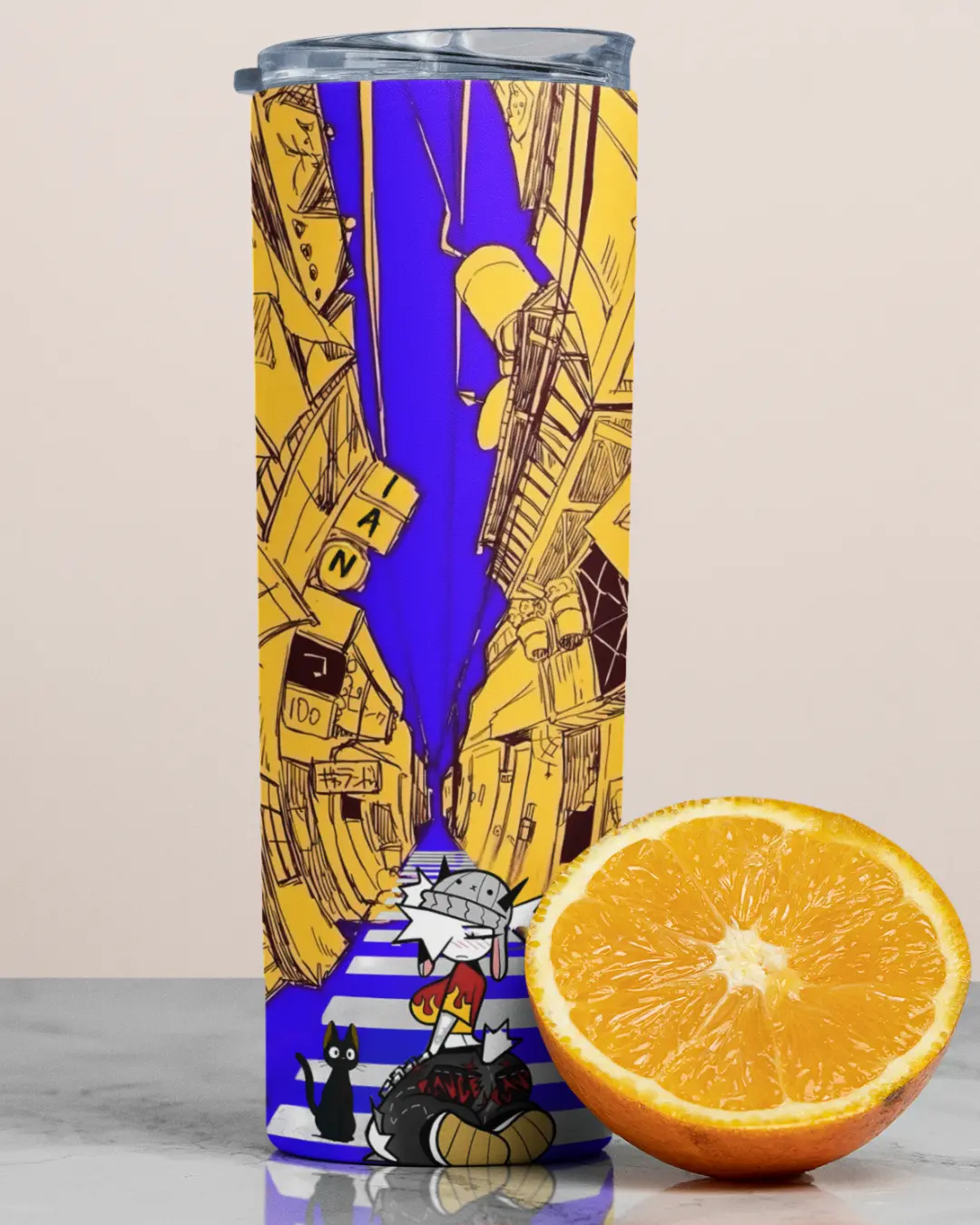 The Echo Alley Premium Tumbler Mockup 1