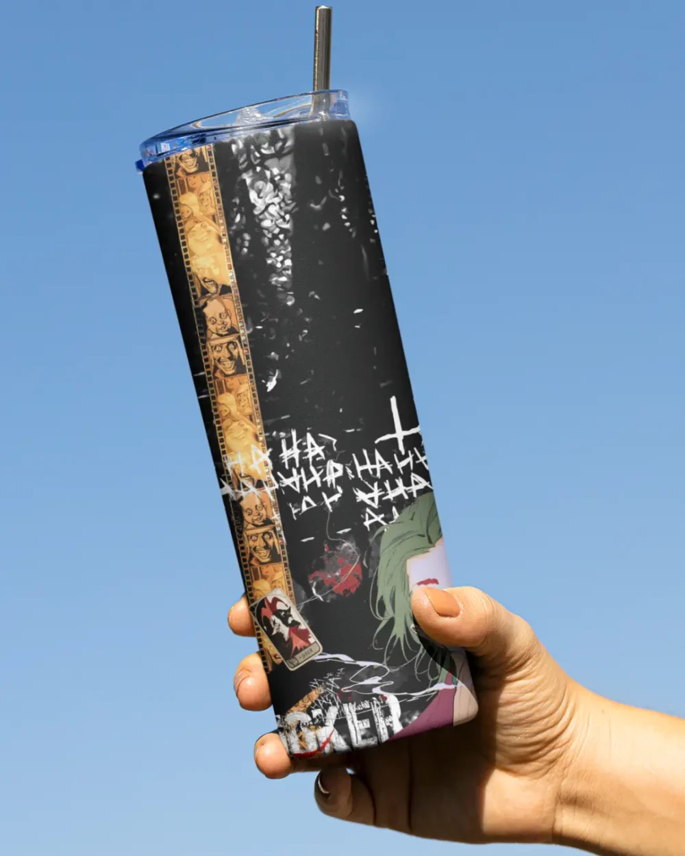 Laughing Fracture Premium Tumbler (IAN x The Joker Quotes Collab)