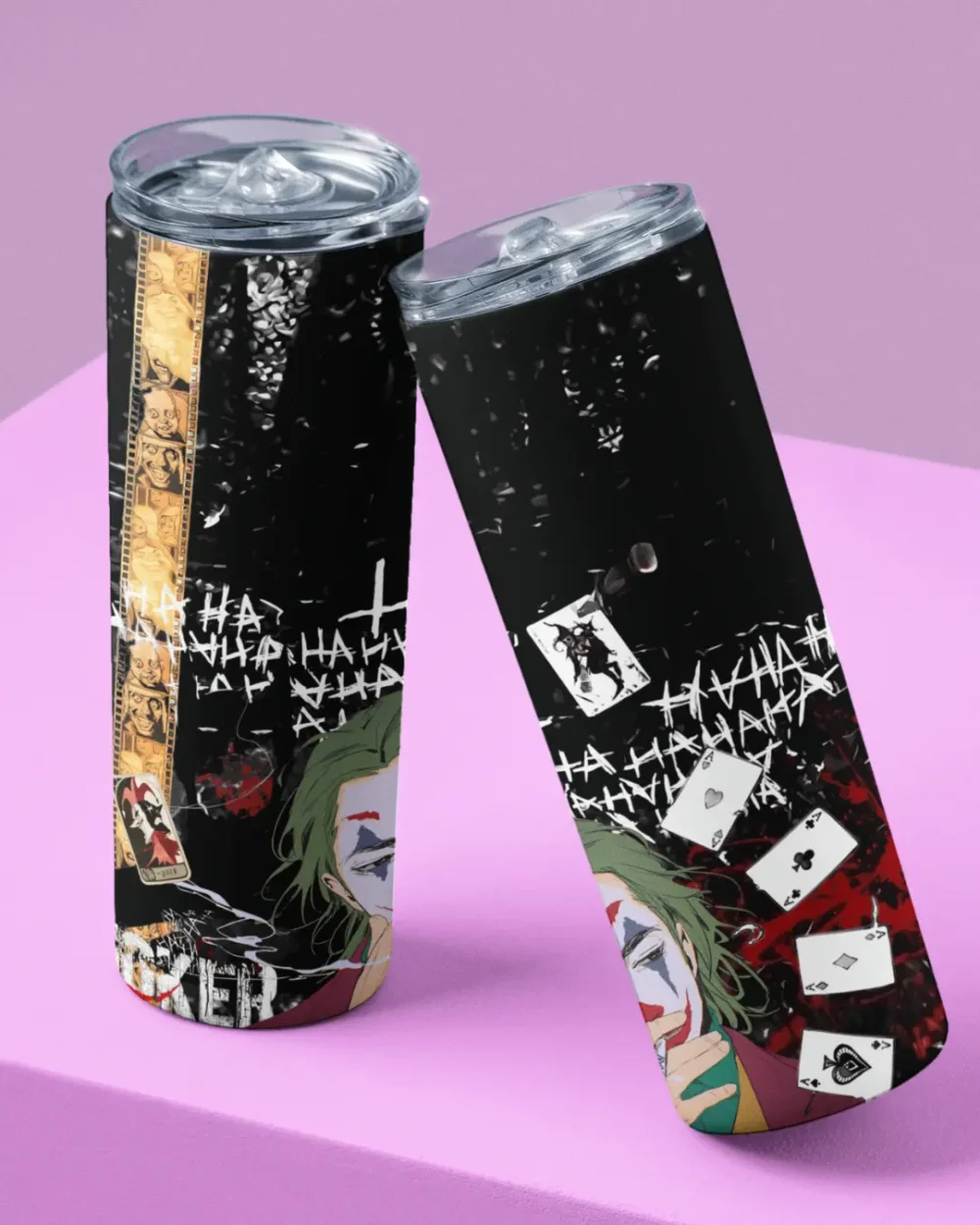 Laughing Fracture Premium Tumbler (IAN x The Joker Quotes Collab)