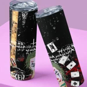 Laughing Fracture Premium Tumbler (IAN x The Joker Quotes Collab)