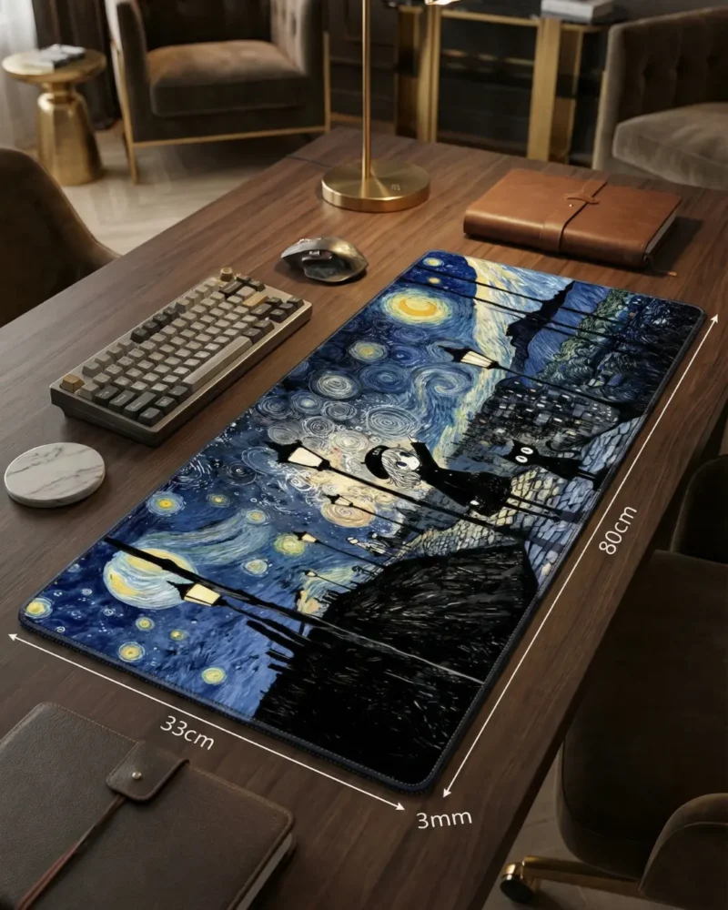 The Midnight Atelier Studio Suite Desk Mat Size