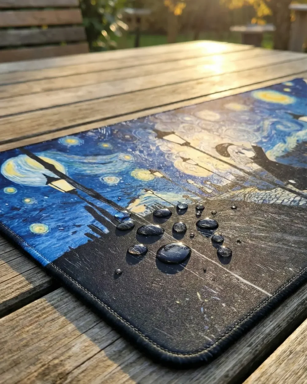 The Midnight Atelier Desk Mat Close Up Shot