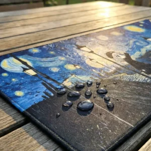 The Midnight Atelier Desk Mat Close Up Shot