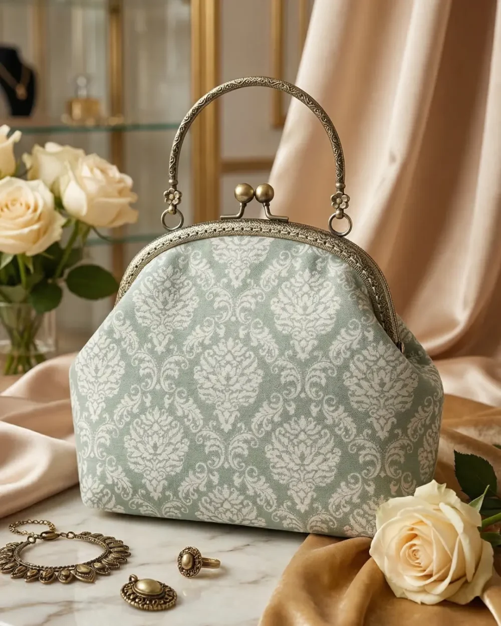 The Kuro Neko & Flora Authentic Gamaguchi Bag (Limited Pre-Order)