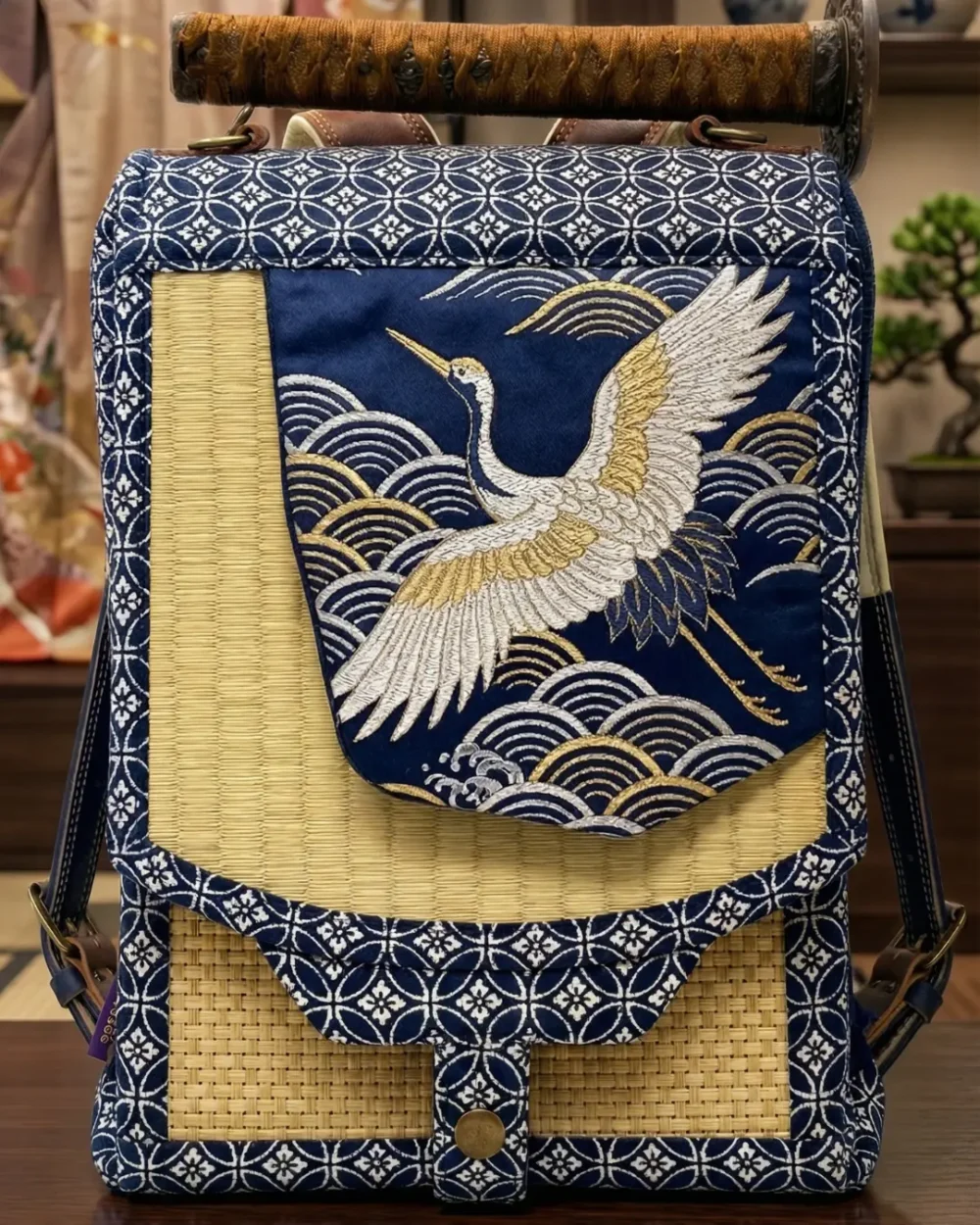 The Daimyo Heritage Satchel (Crane Edition)