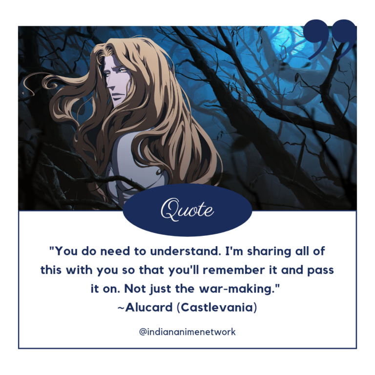 30 New Quotes From Netflix Castlevania Indian Anime Network