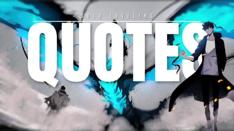 Iconic Quotes From Solo Leveling