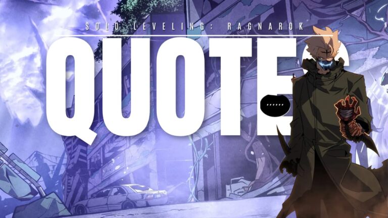 Quotes From Solo Leveling Ragnarok