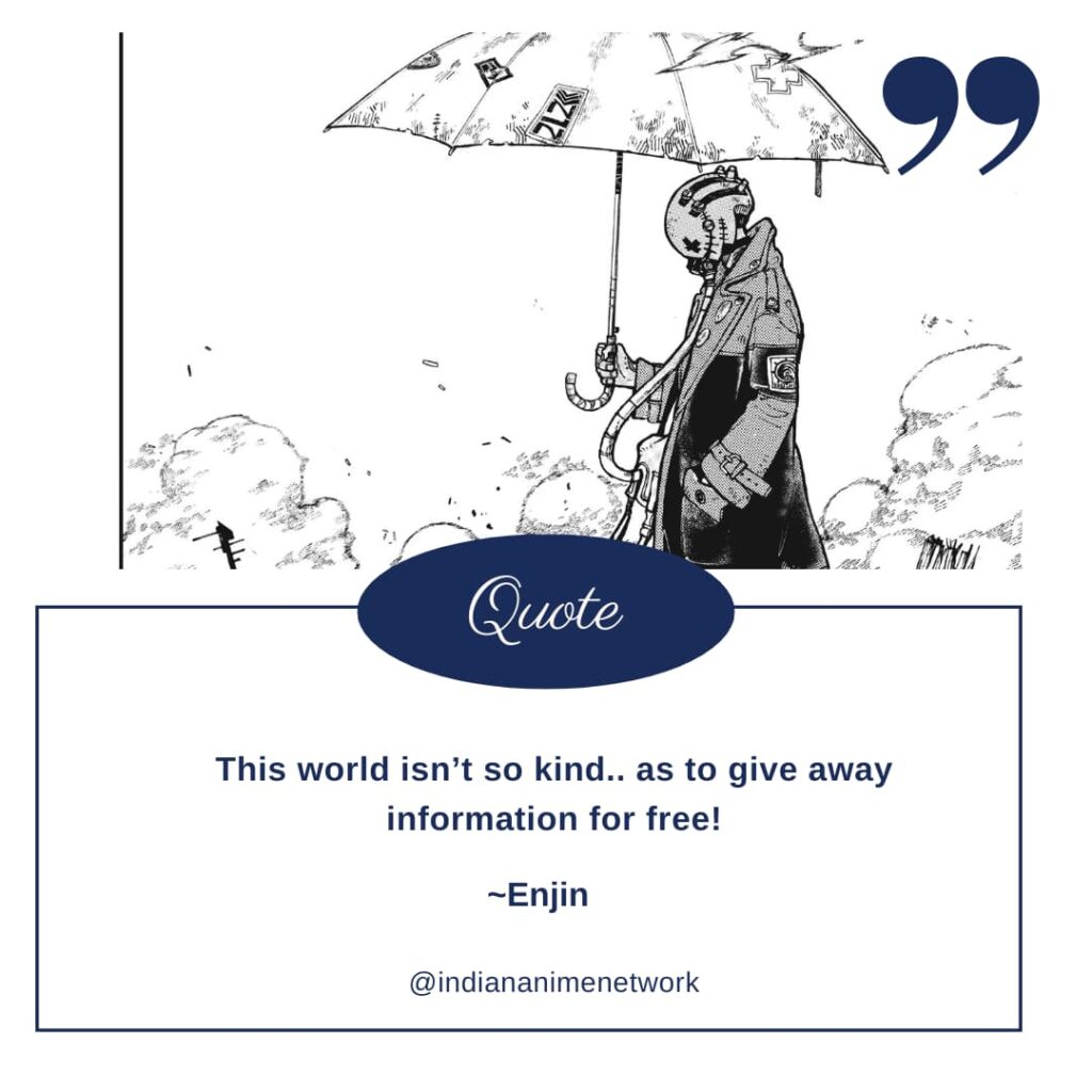 Enjin Quote 3: This world isn’t so kind.. as to give away information for free