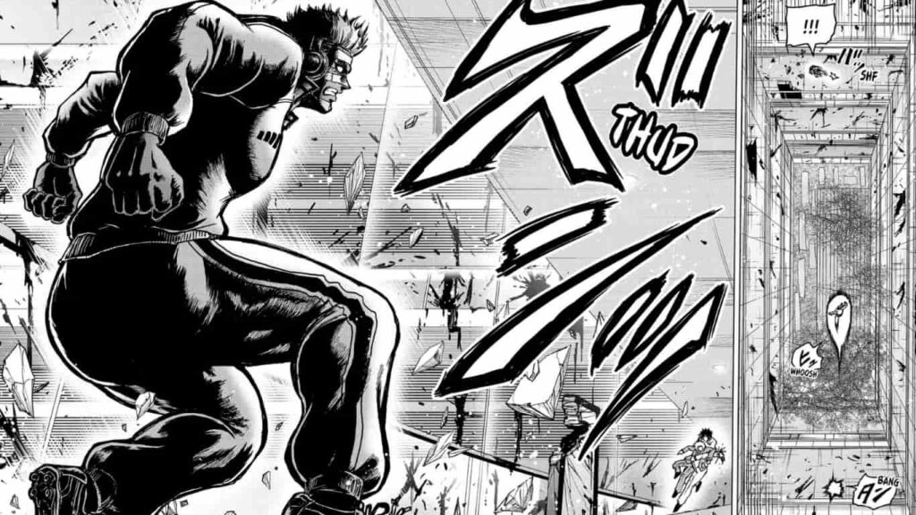 Ninja vs Gokudo Manga Panel