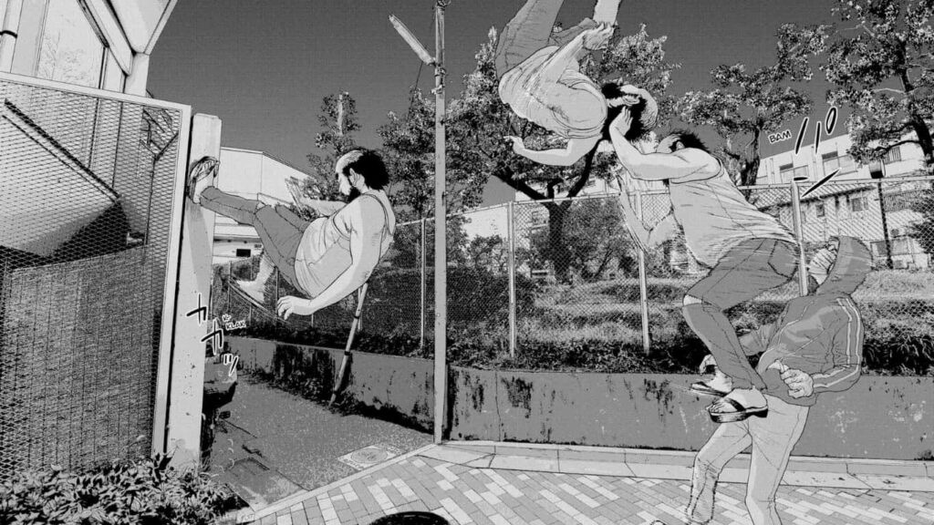 Under Ninja Manga Panel from Volume 1 Chapter 11