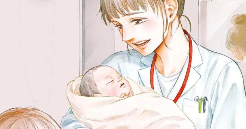 Unsung Cinderella: Byouin Yakuzaishi Aoi Midori Volume 6 Cover image and manga panel