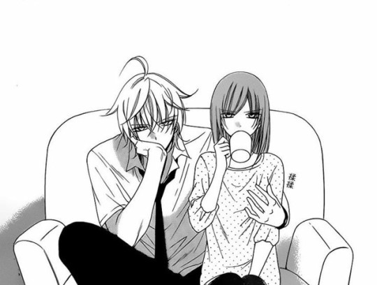Namaikizakari Manga Panel Couple