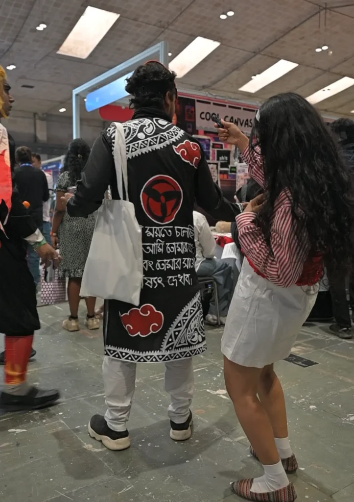 IAN Media House Host is interviewing Bong Cosplay TOBI from Naruto