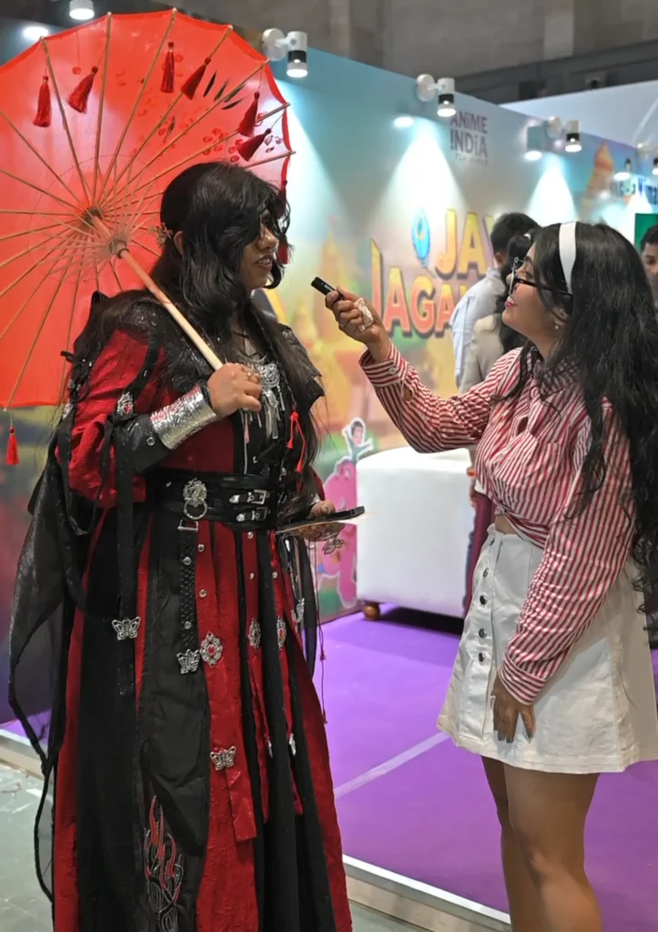 IAN Media Host Interviewing Aparna Chaurasia as Hua Cheng — Heaven Official’s Blessing